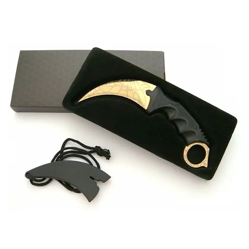 Nôž KARAMBIT CS:GO Spider Gold 19/9cm