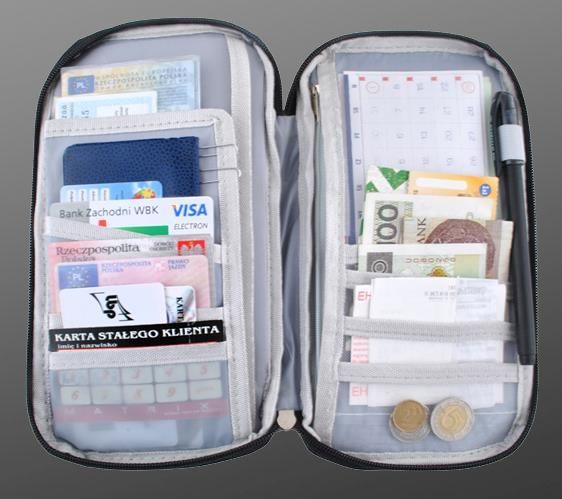 Organizér na dokumenty čierny