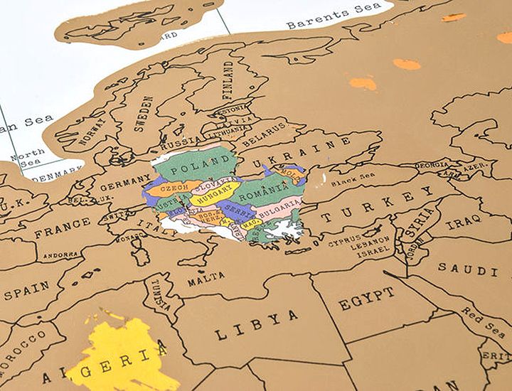 Stieracia mapa sveta I.