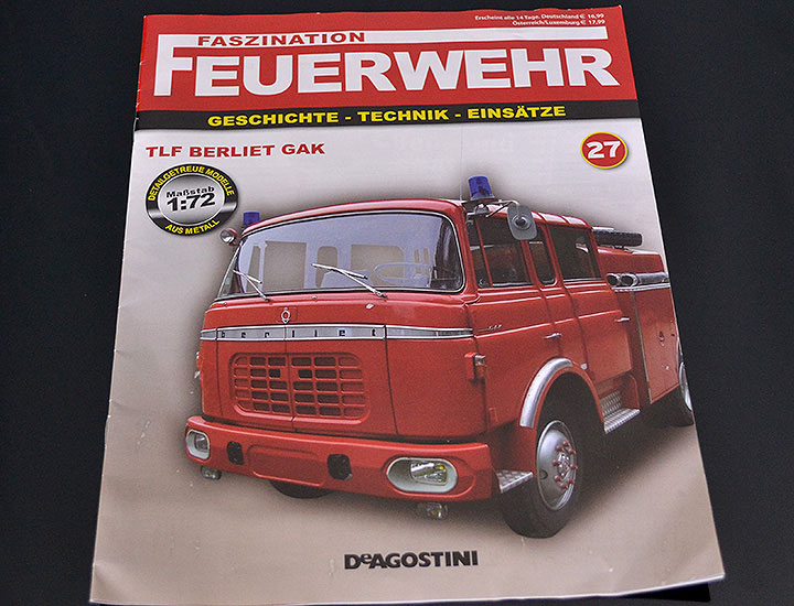 DeAgostini Model veterán TLF Berliet-GAK 1:72