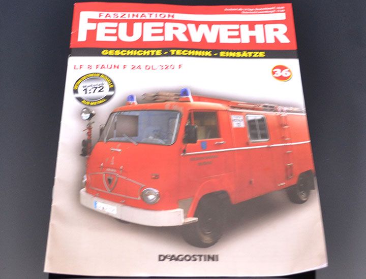 DeAgostini Model veterán FAUN F 24 DL 320-F 1:72