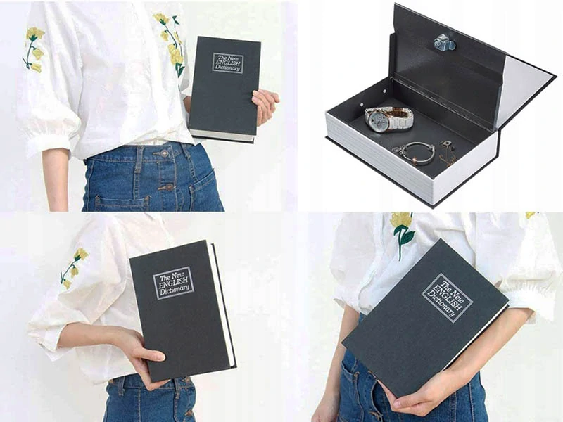 Sejf v knihe Anglický slovník 24cm