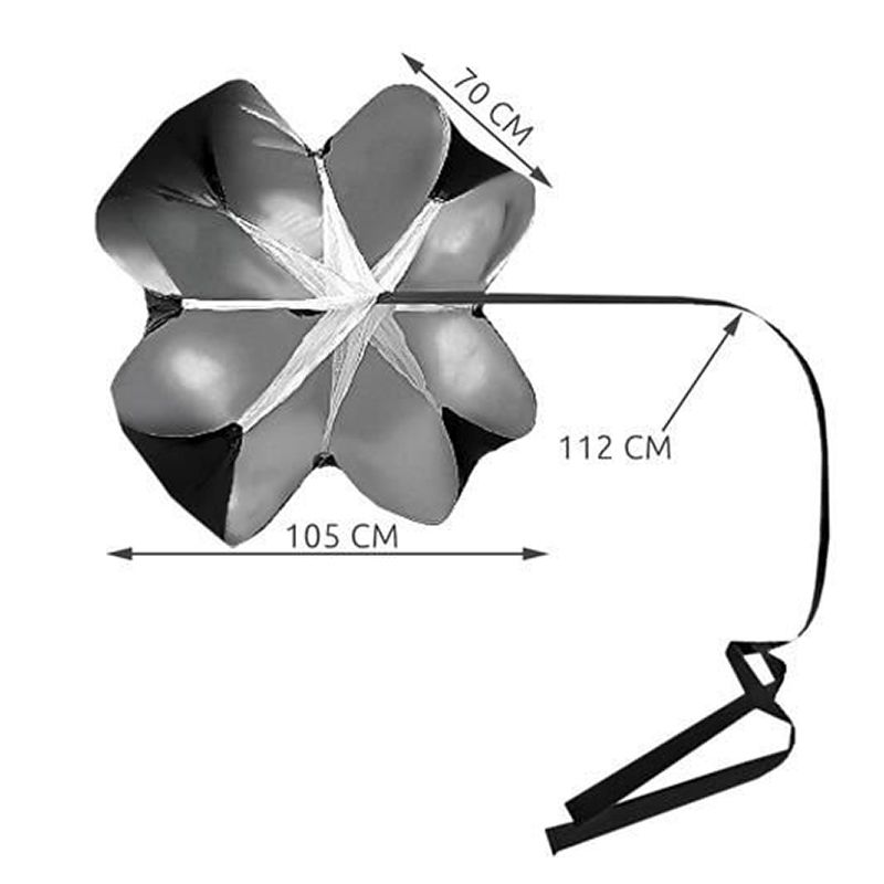 Padák odporový na beh