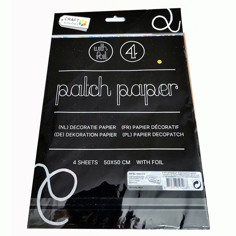 Dekoračný papier Craft 50x50 4ks X1-14D