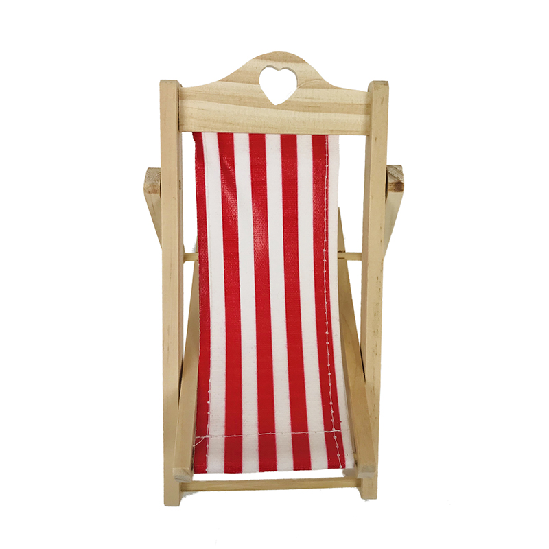 Drevená dekorácia plážové lehátko