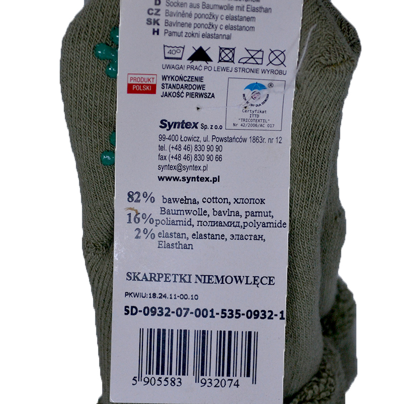 Tuptusie Ponožky pre kojencov SD-0932 7-9cm