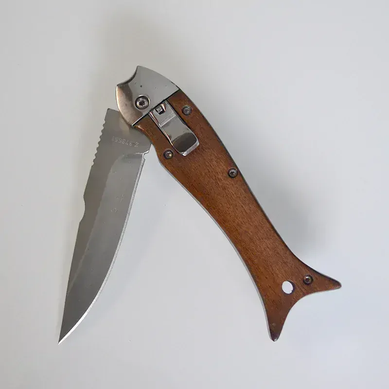 Vreckovýí nôž Fish wood atyp 20/8cm