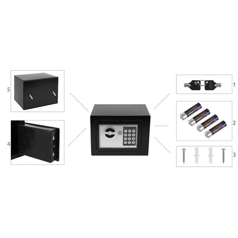 Trezor elektronický s kódovaním