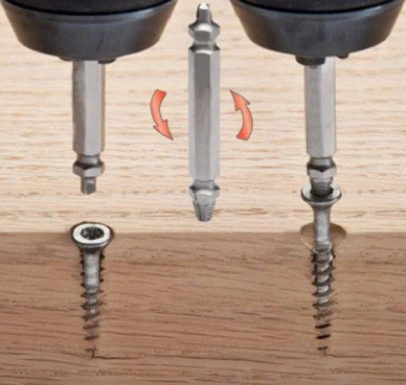 Vyťahovač zalomených skrutiek 4ks