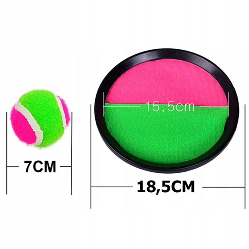 Dva terče s loptičkou na suchý zips