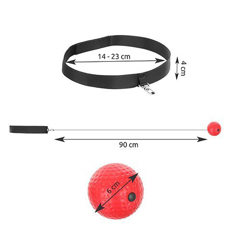 Loptička na hlavu na cvičenie reflexu 