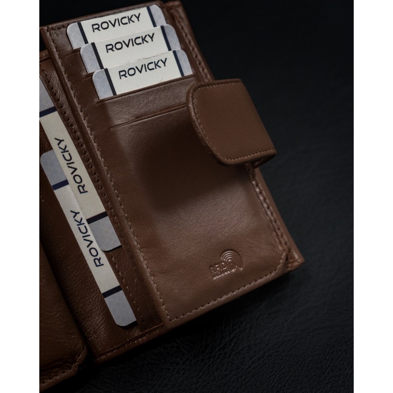 Peňaženka dámska kožená CAVALDI DB-10-GCL-5913 dark tan