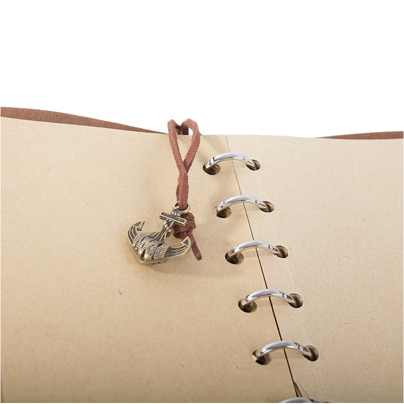 Vintage retro Cestovateľský denník hnedý