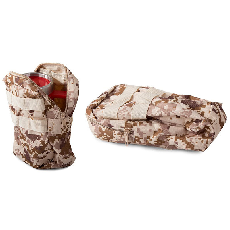 Taktický vojenský ruksak na prežitie 45l + 3,5l kamufláž hnedý