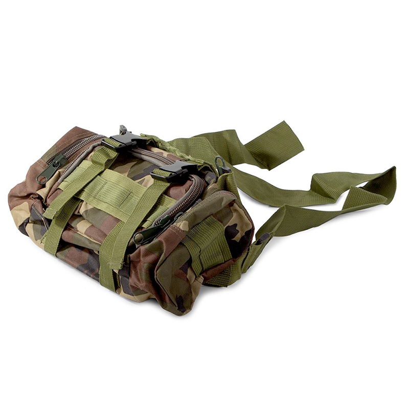 Taktický vojenský ruksak na prežitie 45l + 3,5l camouflage dark moro