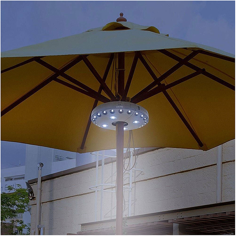 JOCCA LED svetlo na slnečník a tyč 28 LED