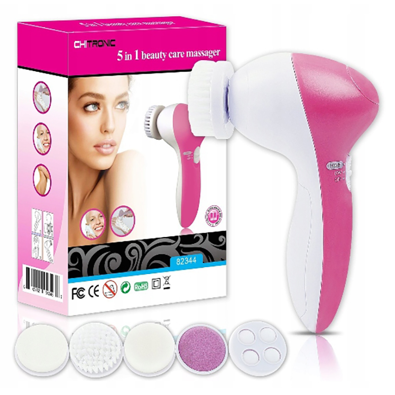 Elektrická masážna kefka na tvár 5 v 1 
