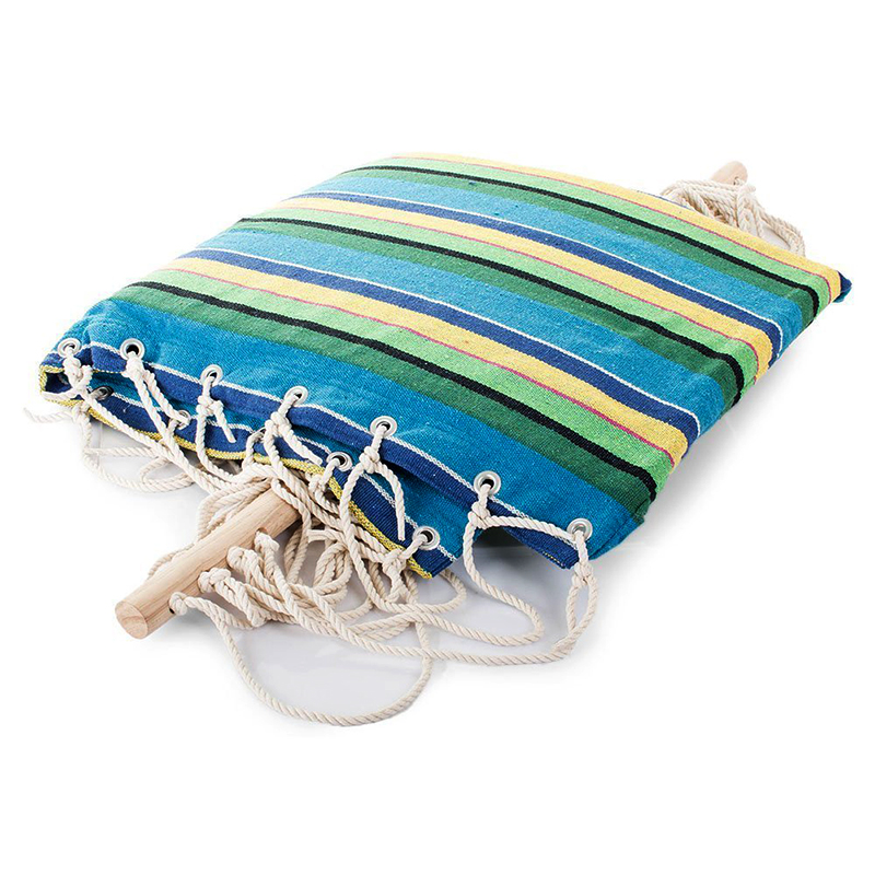 Záhradná brazílska hojdačka modrá/žltá