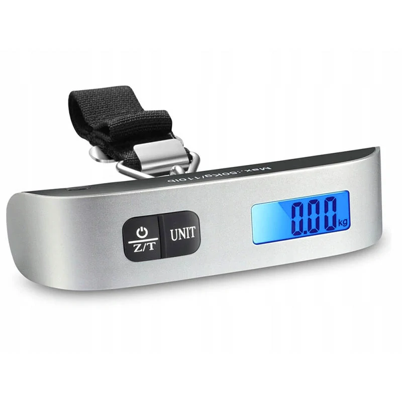 Prenosná elektronická váha na batožinu 50 kg