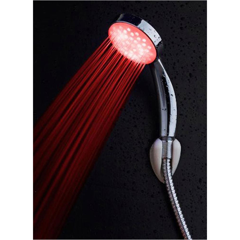 LED Sprchová hlavica farebná