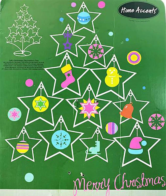  Vianočný stromček kovový 60cm