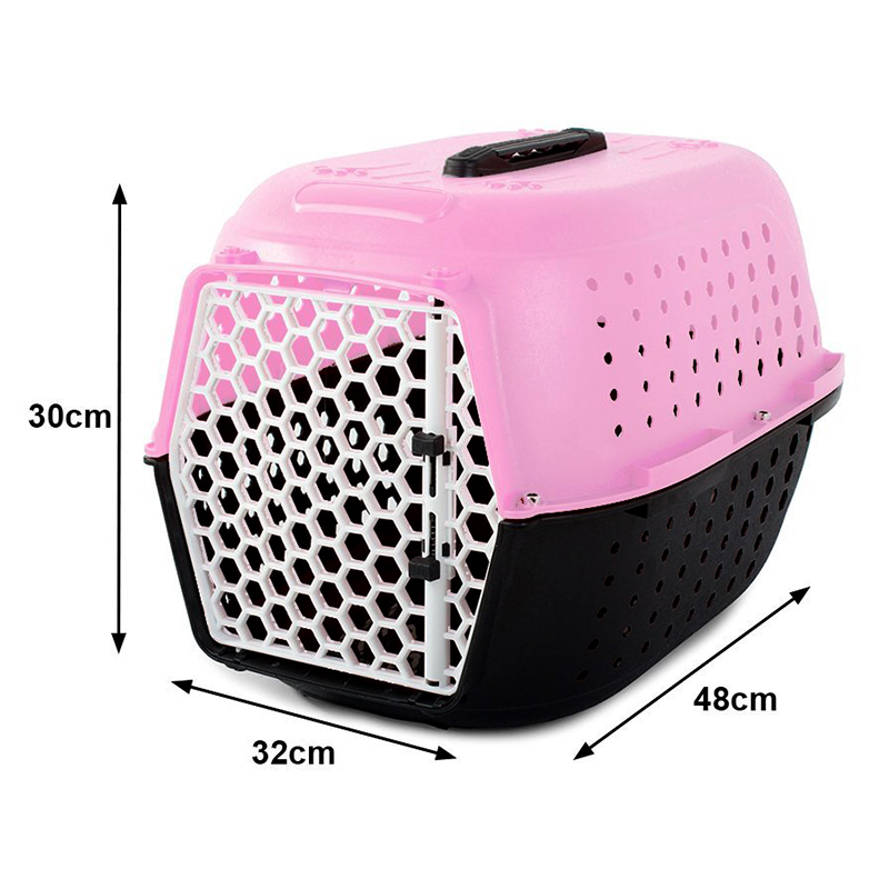Prepravka pre psa, mačku, králika ružová
