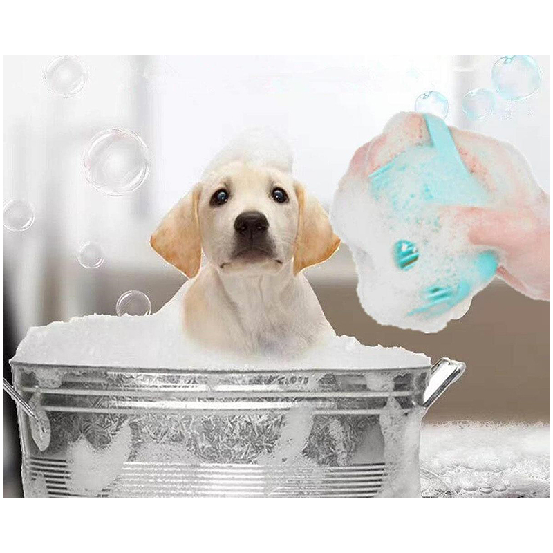 Silikónová kefa na umývanie zvierat