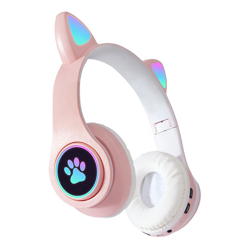 Slúchadlá BT 5.0 LED pink