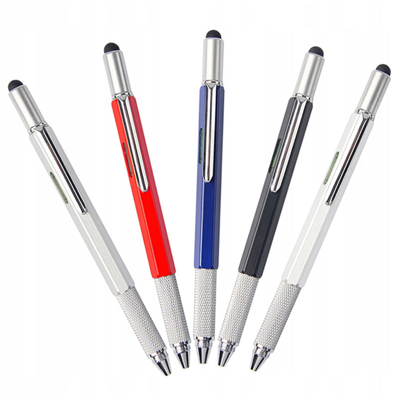 Multifunkčné guličkové pero 6v1 