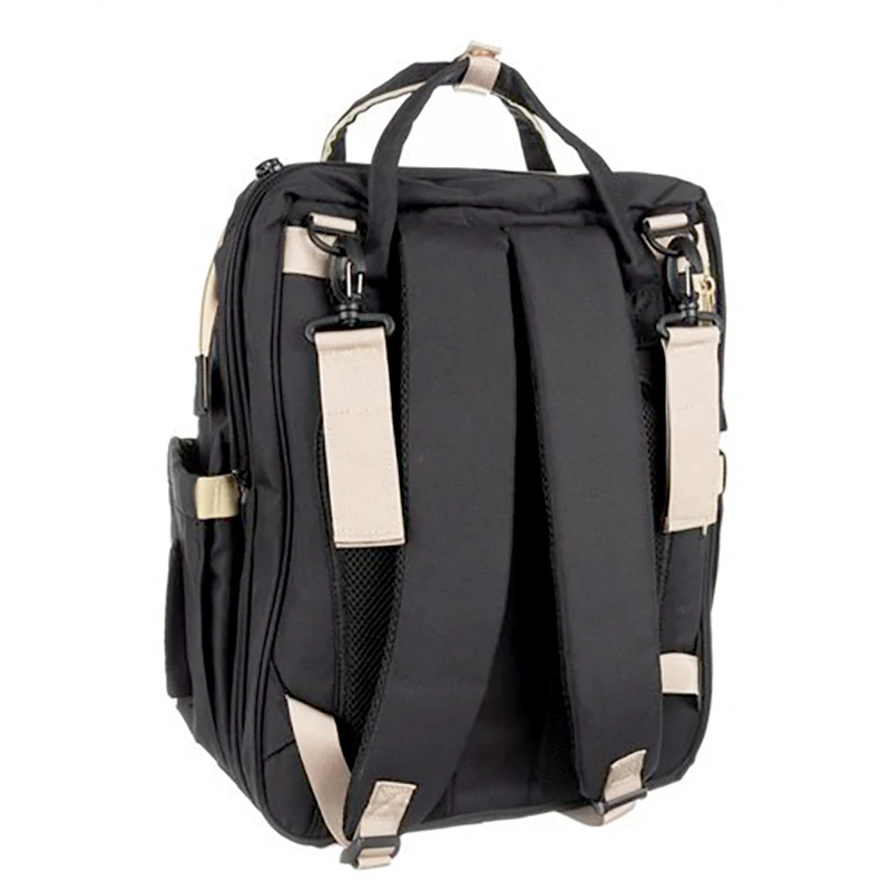 Kabelka pre mamičky s prebaľovacím pultom čierna