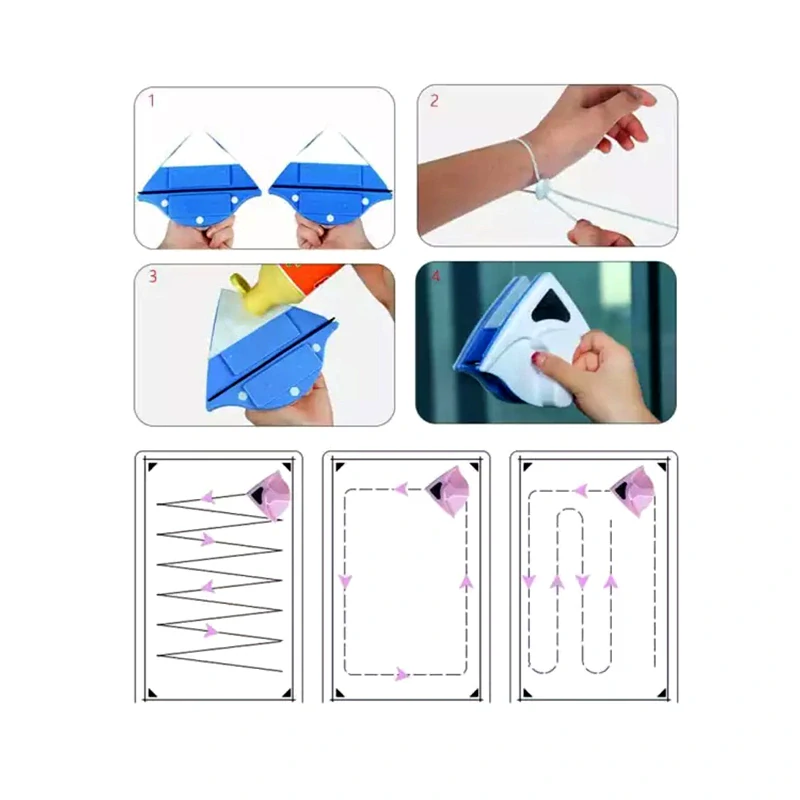 Magnetická hubka na umývanie okien