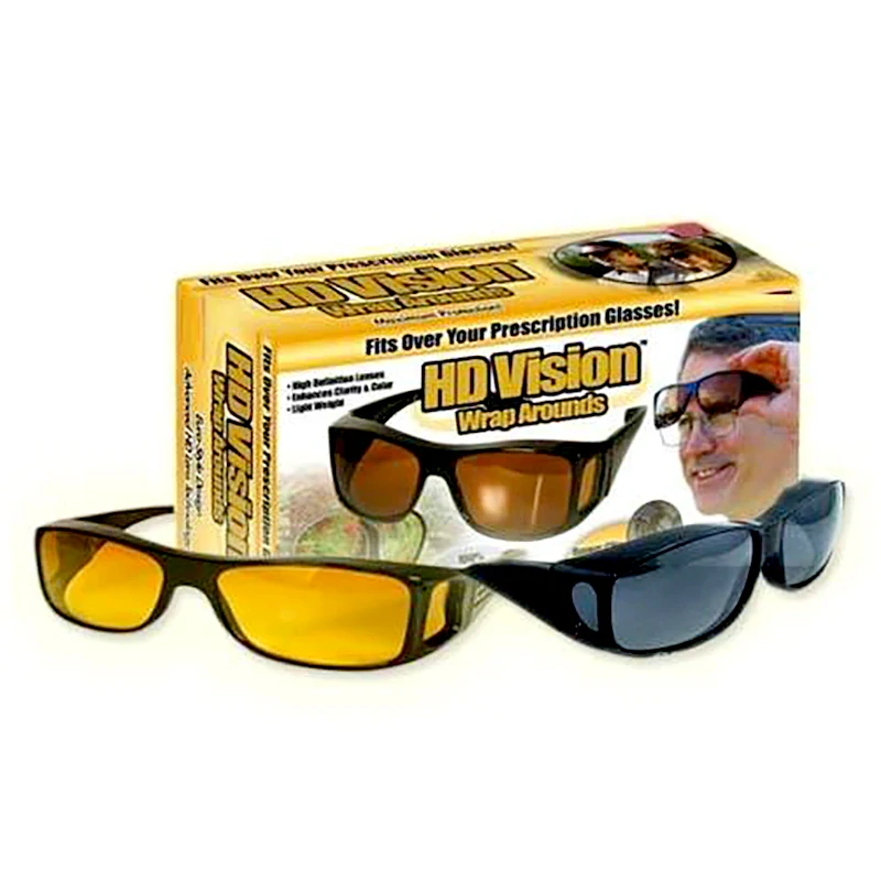 Okuliare pre vodičov HD Vision + slnečné okuliare
