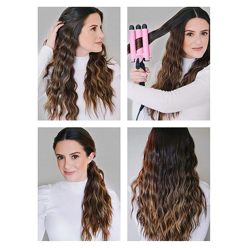 Multifunkčná kulma - 3 valčeky ružová