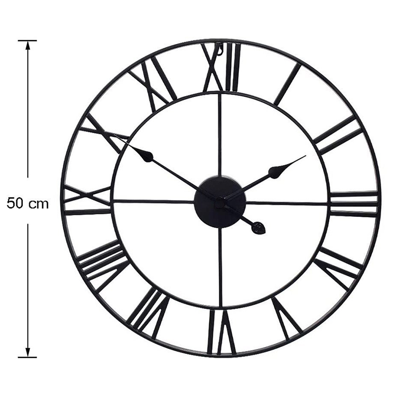 Rímske nástenné hodiny retro vintage 50 cm