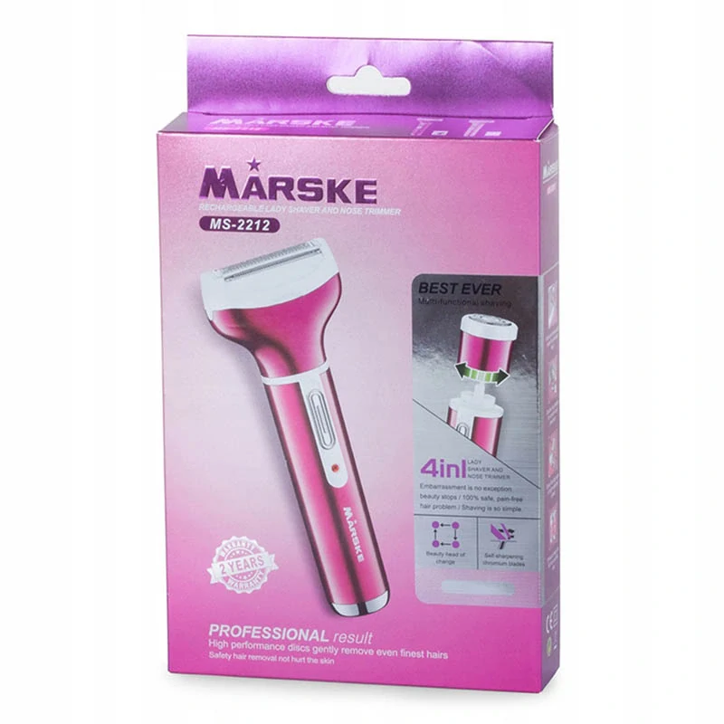 MARSKE MS-2212 - Dámsky depilátor + 4 vymeniteľné hlavy