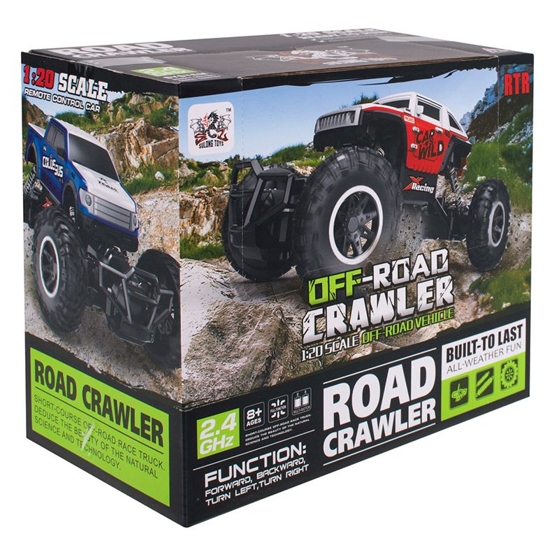 RC Auto Rock Crawler Hummer 1:20 zelené DO - off road 