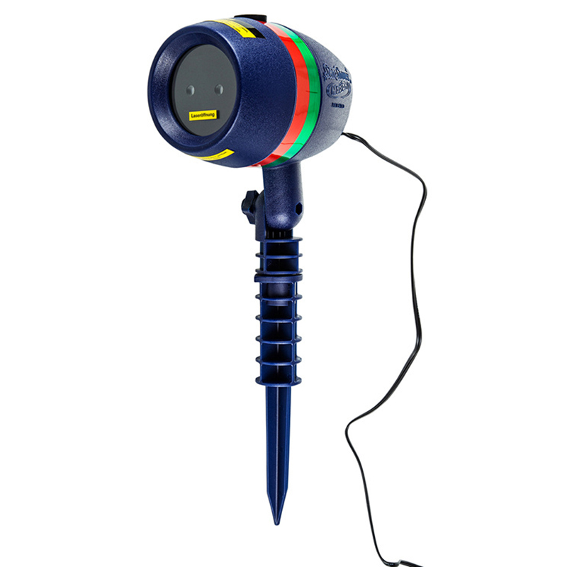 Projektor LED vianočný zeleno/červený