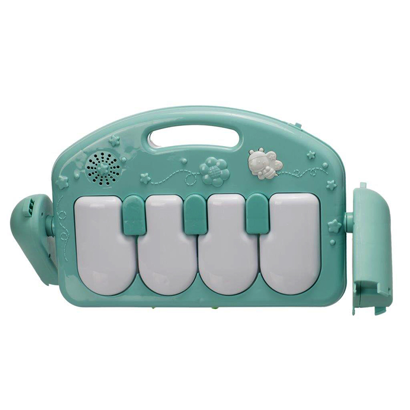 Vzdelávacia podložka pre deti 3 v 1 + piáno + hračky na zavesenie