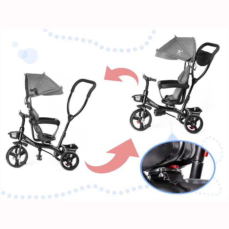 Trike Fix Lite - Trojkolka sivá