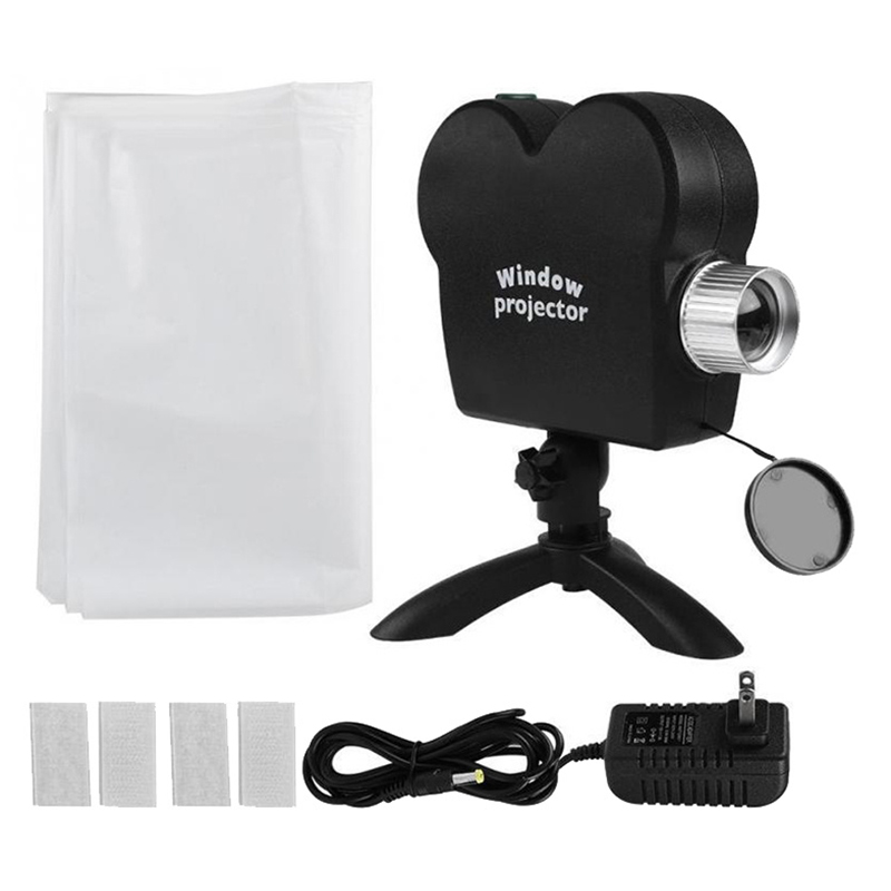 Vianočný projektor - prehávač filmov na okná