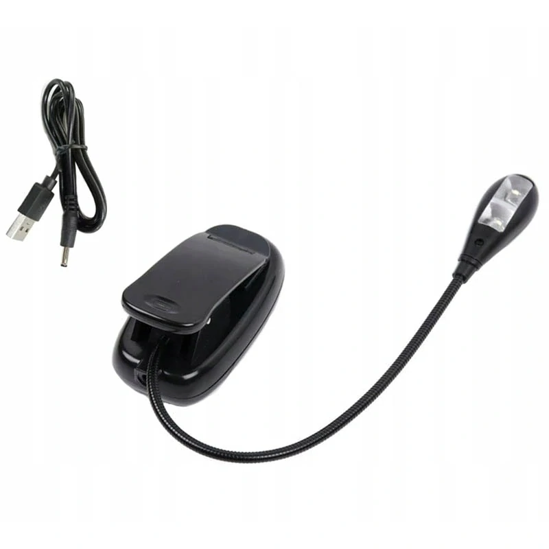 Dvojitá kancelárska lampa s klipom