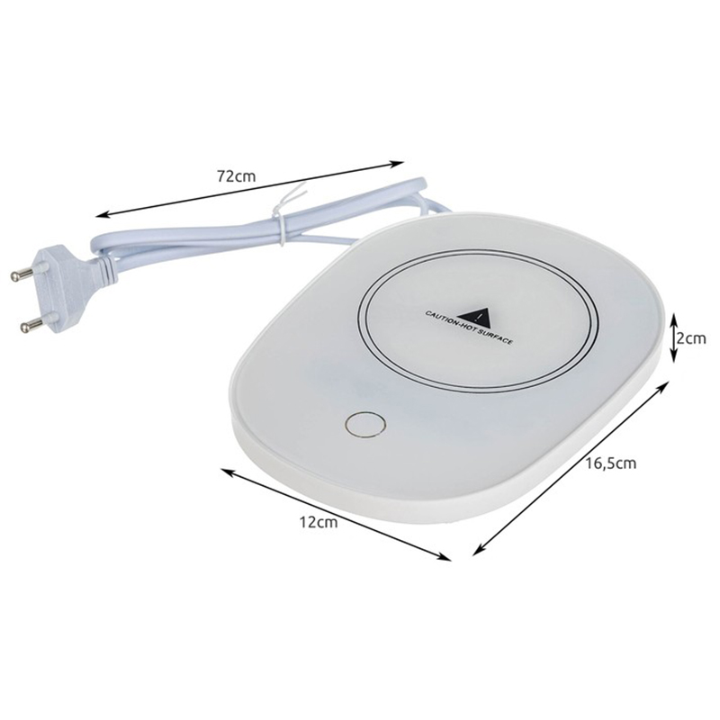 Elektrický ohrievač nápojov v hrnčeku