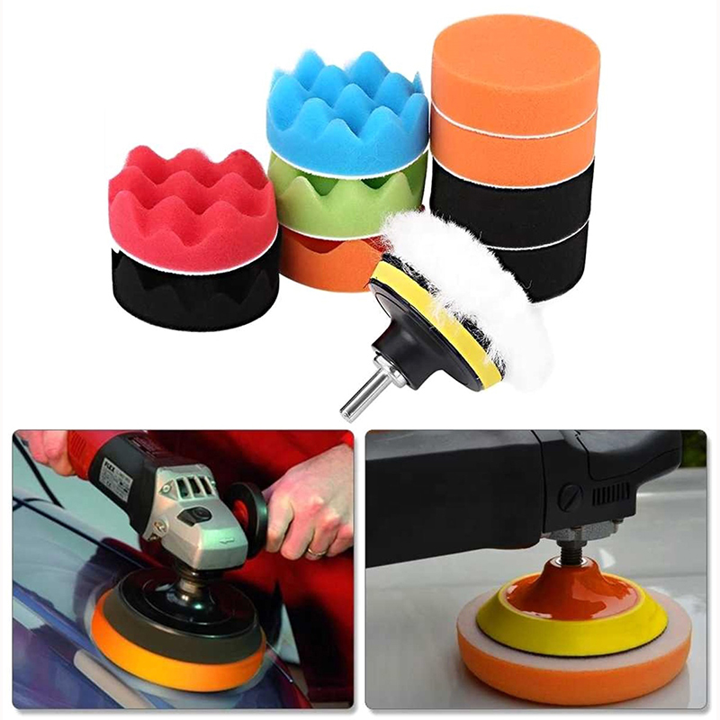 Sada leštiacich hubiek 80mm s adaptérom