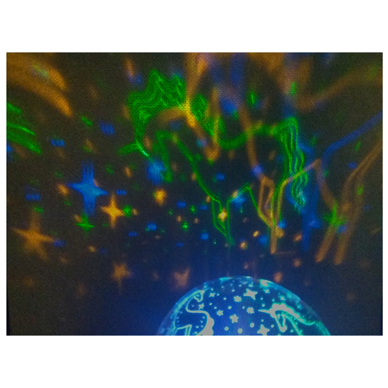 Nočná lampa s projektorom 