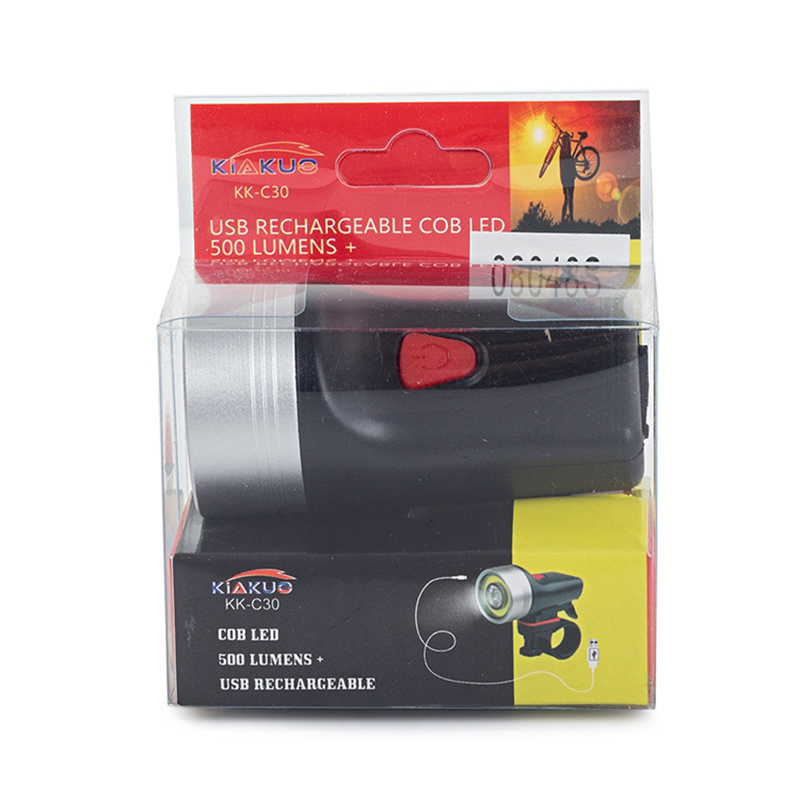 KK-C30 Svetlo na bicykel nabíjateľné LED + COB