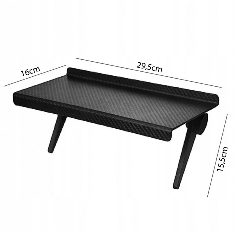 Polička na televízor a monitor 33 × 16,5 cm čierna