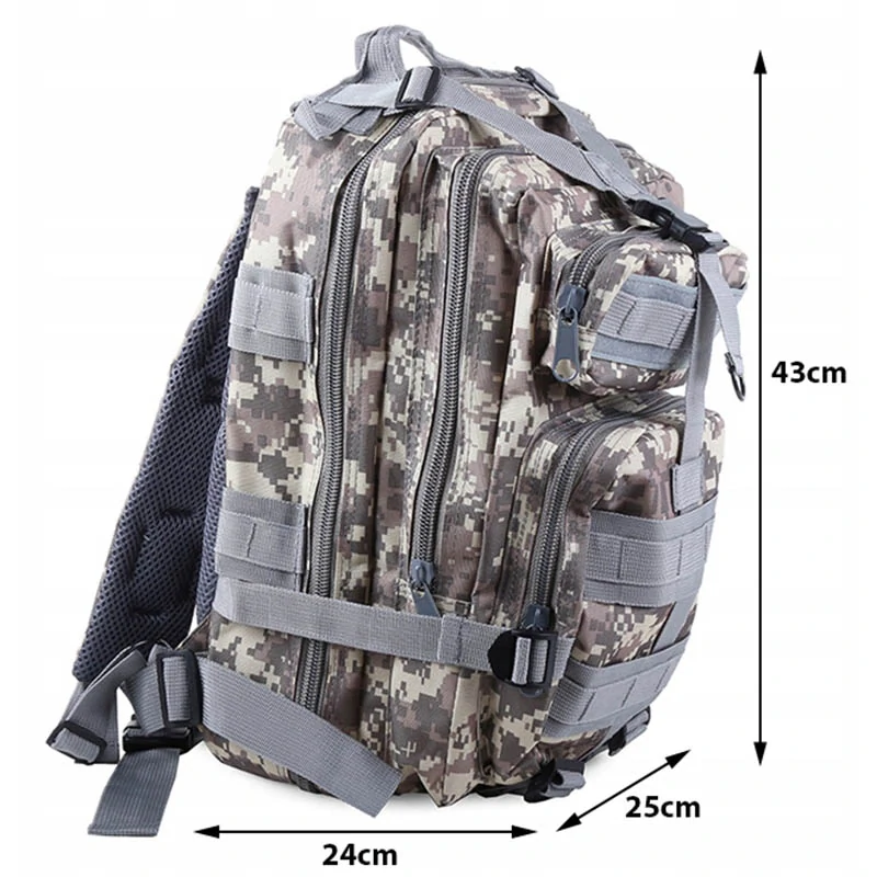 Outdoorový batoh 28 l sivý