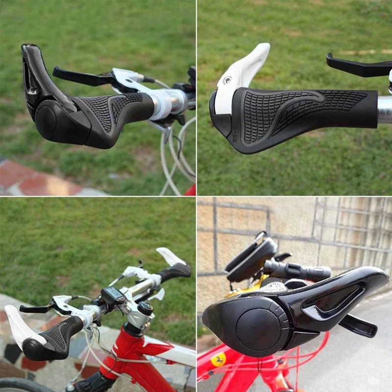 Gumové rukoväte na bicykel ergonomické 140mm 20-23mm
