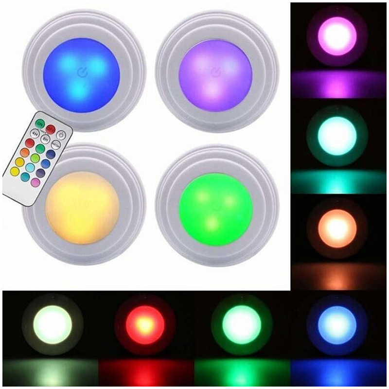 Grundig - LED svetlá meniace svetlo na diaľkové ovládanie 4ks