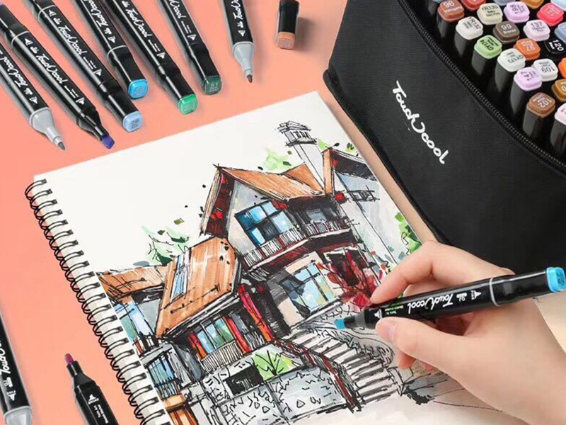 Sada popisovačov na alkoholovej báze 80ks s taškou